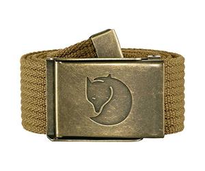 FJÄLLRÄVEN 77297 Canvas Brass Belt 4 cm Belt Unisex Buckwheat Brown Taglia Unica
