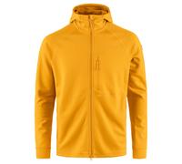 Fjällräven Abisko Grid Fleece Hoodie Mustard Yellow Sudadera de hombre L