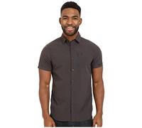Fjällräven Abisko Hike Shirt SS M Camisa Manga Corta, Hombre, Gris (Dark Grey), S