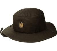 FJÄLLRÄVEN Abisko Summer Sombrero para el sol con correa de barbilla ajustable y broches laterales para plegar y fijar la visera, Verde (Dark Olive)