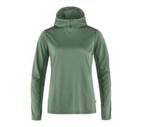 Fjällräven Abisko Sun-hoodie W Patina Green Camiseta de mujer M