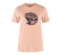 Fjall Raven - Ropa de senderismo mujer - Abisko Wool Fox SS W Chalk Rose Port para Mujer de Lana - Talla L - Rosa Rosa L