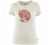 Fjällräven Arctic Fox Estampado Camiseta de las Señoras fuchs Informal Blanco