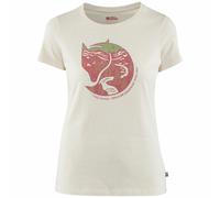 Fjällräven Arctic Fox Estampado Camiseta de las Señoras fuchs Informal Blanco
