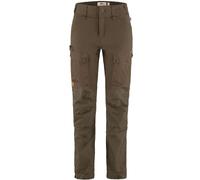 Fjällräven Bosque Hybrid Pantalones W Damen-Wanderhose Regular Oscuros Oliva Neu