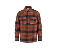 FJÄLLRÄVEN Camisa de exterior acolchada Övik Lite para hombre rojo oscuro | L