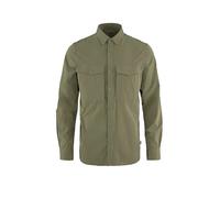 FJÄLLRÄVEN Camisa de senderismo Abisko para hombre oliva | L