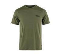 Fjällräven Camiseta Abisko Wool Logo verde L