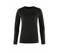 FJÄLLRÄVEN Camiseta funcional de lana Abisko para mujer negro | XL