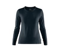 FJÄLLRÄVEN Camiseta funcional de mujer Abisko Wool azul oscuro | L