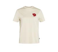 FJÄLLRÄVEN Camiseta funcional de mujer Fox Boxy Logo crema | XS