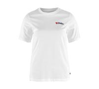 Fjällräven Camiseta Hoja para Damas blanco M