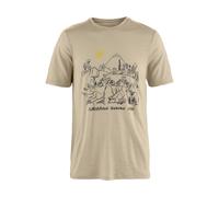 Fjällräven Camiseta Hoja Wool Lugnt marrón M