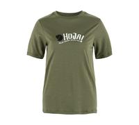 Fjällräven Camiseta Hoja Wool para Damas verde XL