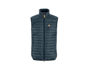 FJÄLLRÄVEN Chaleco Aislante Abisko Acolchado para Hombre azul oscuro | L