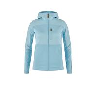 FJÄLLRÄVEN Chaqueta polar para mujer Abisko Trail Hoodie azul claro | L
