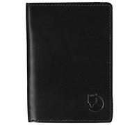 Fjällräven F77363-550 Leather Passport Cover, Black, One Size