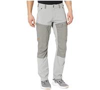 Fjällräven F81152R-016-046 Abisko Midsummer Pantalones, Hombres, Regular, Shark Grey/Super Grey, 52