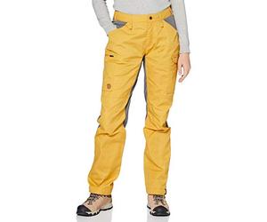 Fjällräven F89829-160-046 Kaipak Trousers Curved W Ochre-Super Grey 34