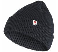 Fjällräven Ficha Sombrero Invierno Gorro de Punto Gofre Patrón Azul Oscuro