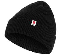 FJÄLLRÄVEN Fjällräven Tab Hat, Gorro de punto suave y cómodo confeccionado con poliéster reciclado, Negro (Black)