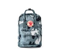 Fjällräven mochila para el portátil con compartimento para portátil Kånken Graphics Laptop 15" 16L Nimbus Blue - Hidden Animals gris azulado