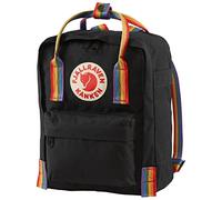 Fjällräven Kånken Mini Black - Rainbow Pattern