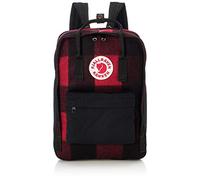 Fjällräven mochila para el portátil con compartimento para portátil Kånken Re-Wool Laptop 15" 18L Red/Black rojo negro