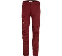 Fjallraven 89845-347 Karla Pro Zip-Off Trousers W Pants Mujer Bordeaux Red Tamaño 40