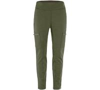 Fjällräven Keb - Pantalones de Forro Polar para Mujer, Trekking, Bosque Profundo, Talla L