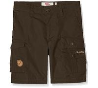 Fjällräven Kids Vidda Shorts Pantalón Corto, Unisex niños, Dark Olive, 8/9 años