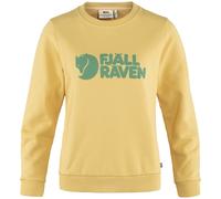 Fjällräven Logo Damen Jersey Sudadera Pullover Lana Amarillo NEU
