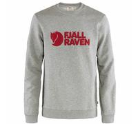 Fjällräven Logo Suéter de Hombre Manga Larga Sudadera Camiseta Gris Nuevo