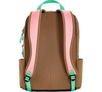 Fjällräven mochila de ocio con compartimento para portátil Vardag 17 Backpack Poppy Pink - Khaki Dust rosa