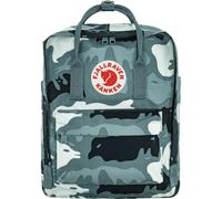 Fjällräven mochila de ocio Kånken Graphics 16L Nimbus Blue - Hidden Animals gris azulado