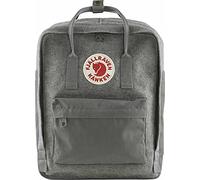 Fjällräven mochila de ocio Kånken Re-Wool 16L Granite Grey gris