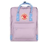 Fjällräven Mochila 'Kanken' crema / azul oscuro / lila / rojo, Talla One Size
