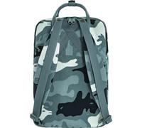 Fjällräven mochila para el portátil con compartimento para portátil Kånken Graphics Laptop 15" 16L Nimbus Blue - Hidden Animals gris azulado