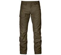 FJÄLLRÄVEN Nils Trousers M, Pantalón duradero con cinturilla estándar y ajuste regular, Verde (Dark Olive), 54