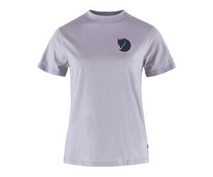 Fjällräven Övik Fox Boxy Logo Tee W Lavender Mist Camiseta de mujer S