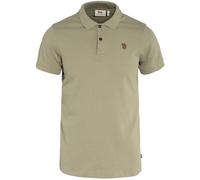 Fjällräven Övik Hombre Polo Camisa Funcional Manga Corta Camisa para Ocio Beige