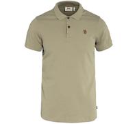 Fjällräven Övik Hombre Polo Camisa Funcional Manga Corta Camisa para Ocio Beige