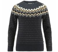 Fjällräven Övik Jersey Punto Noruego Pullover de Lana para Damen Azul NEU