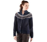 Fjällräven Övik Knit Chaqueta Damen-Strickjacke Suéter de Punto Azul Nuevo