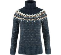 Fjällräven Övik Knit Roller Neck Damen Jersey De Cuello Alto Strick Navy