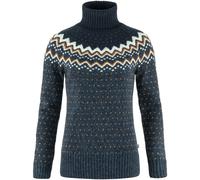 Fjällräven Övik Knit Roller Neck Damen Jersey De Cuello Alto Strick Navy