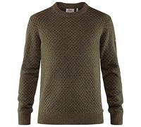 Fjällräven Övik Nordic M Swt Suéter Tejido de Manga Larga, Hombre, Marrón (Deep Forest 622), XS