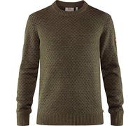 Fjällräven Övik Nordic Sweater M Sweatshirt, Hombre, Deep Forest, XS