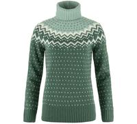 Fjällräven Övik Scooter Neck Suéter Damen-Rollkragenpullover Jersey Verde Nuevo