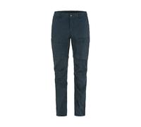Fjällräven Pantalón de Mujer Abisko Hybrid Trail Zip-Off azul L